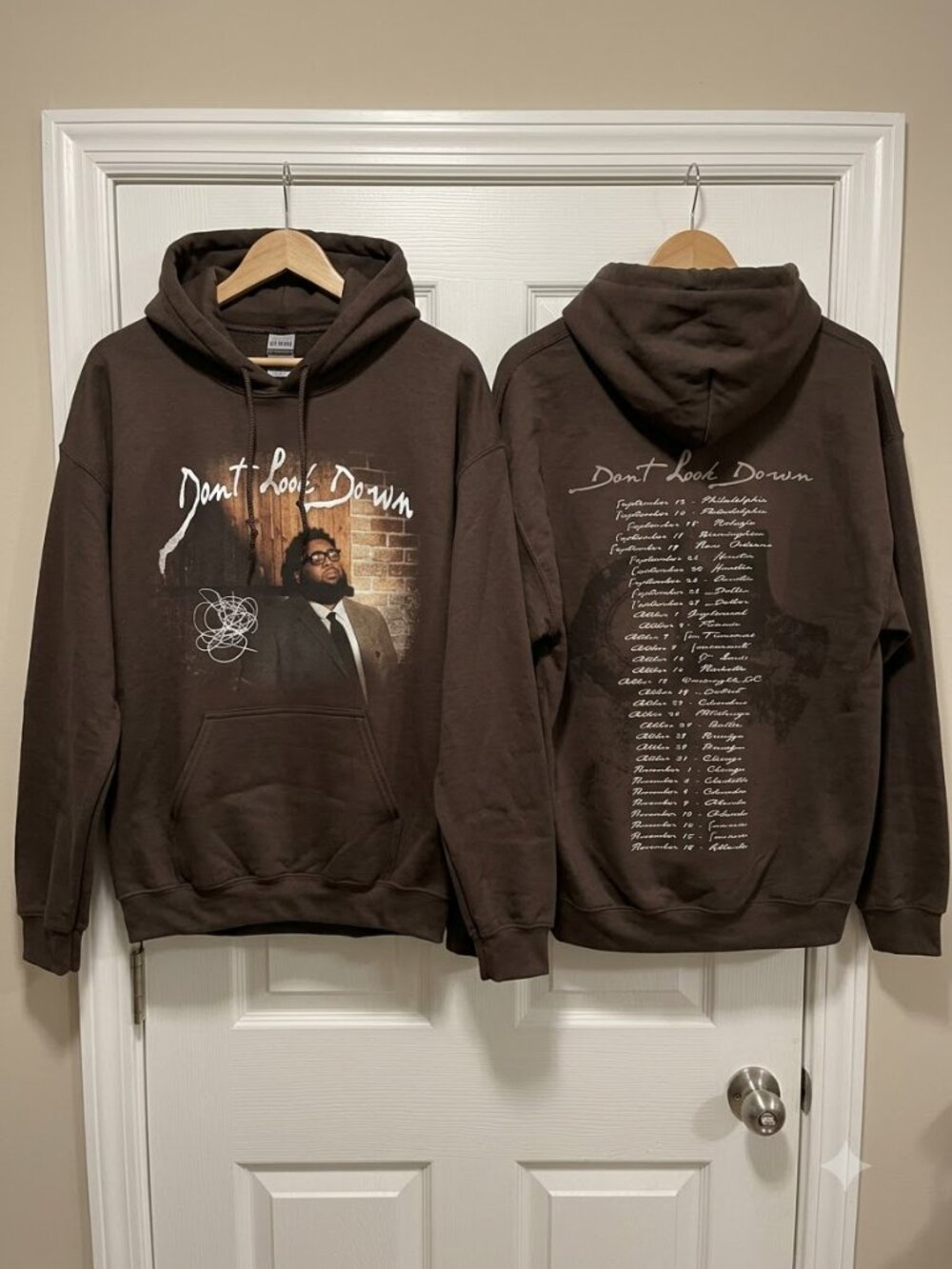 Rod Wave Yarn Hoodie — Dark Chololate